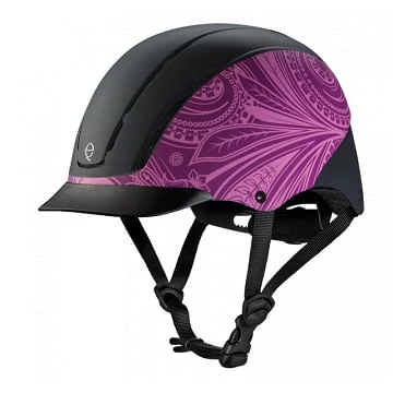 Troxel Spirit Helmet - Purple Boho 1 Troxel Spirit Helmet - Purple Boho