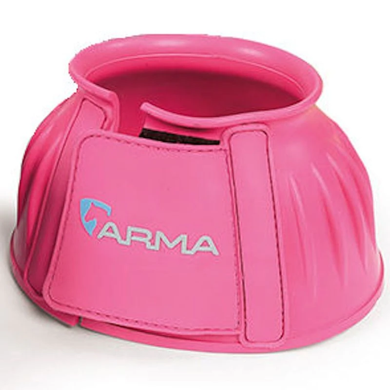 Shires Arma Rubber Bell Boots - Pink 1 Shires Arma Rubber Bell Boots - Pink