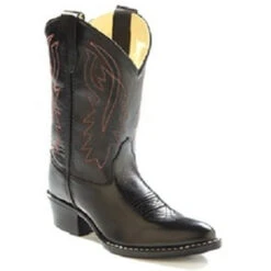 Old West Child's Corona Western Boot - Black