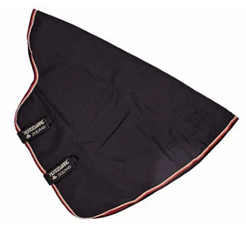 Rambo Optimo Rain Sheet Hood - Black/Orange/Black 1 Rambo Optimo Rain Sheet Hood - Black/Orange/Black