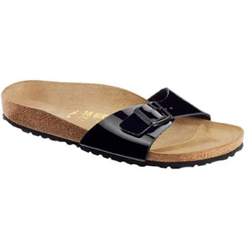 Birkenstock Madrid Black Patent Birko-Flor (040303) 1 Birkenstock Madrid Black Patent Birko-Flor (040303)
