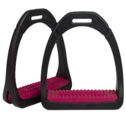 Compositi Premium Profile Stirrups - Raspberry