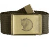 Fjallraven Canvas Brass Belt - Dark Olive