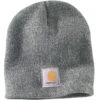 Carhartt Men's Acrylic Knit Hat - Heather Grey/Coal Heather