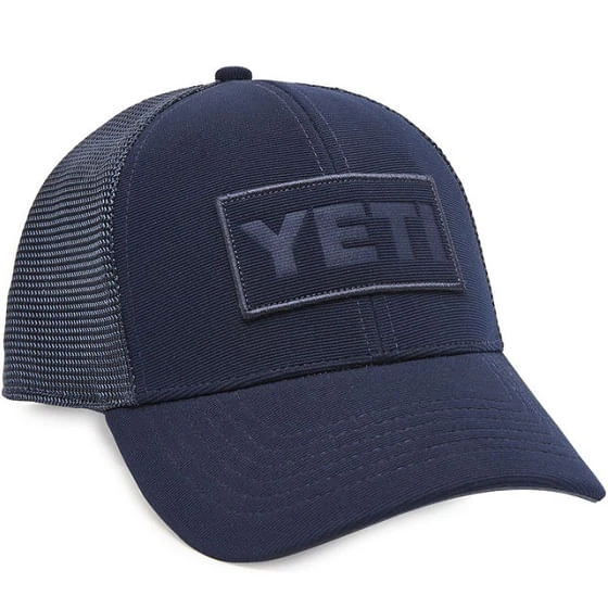 Yeti Patch Trucker Hat - Navy On Navy 1 Yeti Patch Trucker Hat - Navy On Navy