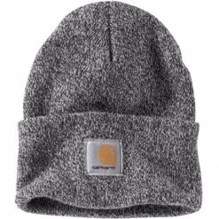 Carhartt Acrylic Knit Cuffed Beanie - Black/White