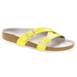 Birkenstock Yao Bf Patent Neon Yellow Hex *Discontinued*