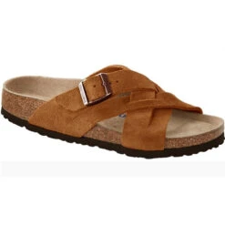 Birkenstock Lugano Suede Soft Footbed Mink (1020897)