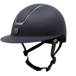 Tipperary Windsor With MIPS Wide Brim - Matte Black Shell, Smoked Chrome Trim, Matte Black Top
