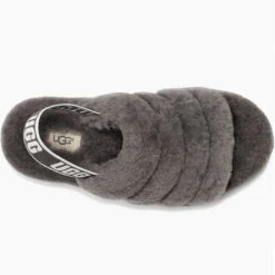 Ugg Women's Fluff Yeah Slide - Charcoal -Birkenstock Store 464975 800 auto