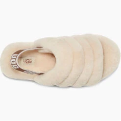Ugg Women's Fluff Yeah Slide - Natural -Birkenstock Store 465194 800 auto