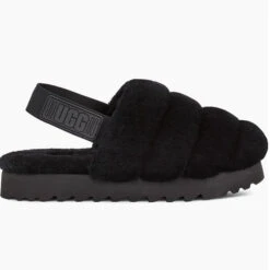 Ugg Women's Super Fluff Slippers - Black