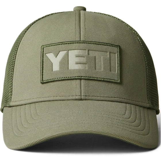 Yeti Patch Trucker Cap - Olive On Olive 1 Yeti Patch Trucker Cap - Olive On Olive