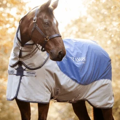Horseware Ireland Rambo Autumn Series Turnout - Navy/Silver