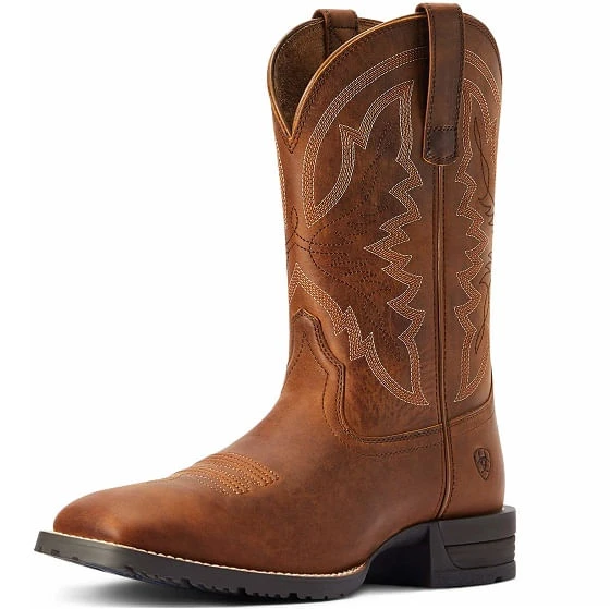 Ariat Men's Hybrid Ranchwork Western Boot - Thatch Brown 1 Ariat Men's Hybrid Ranchwork Western Boot - Thatch Brown