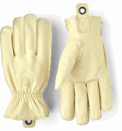 Hestra Men's Ecocuir Unlined 5-finger Glove - Natural Brown