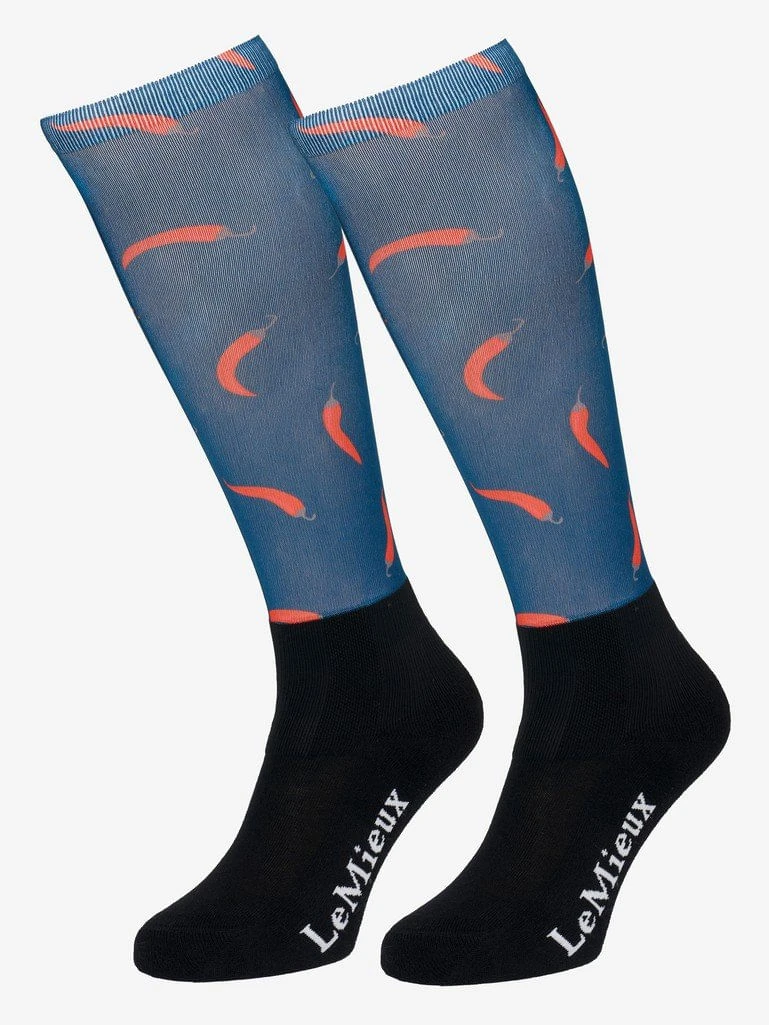 Lemieux Footsie Boot Socks - Chilies 2 Lemieux Footsie Boot Socks - Chilies - Image 2