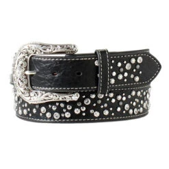 Ariat Women's Rhinestone Stud Leather Belt