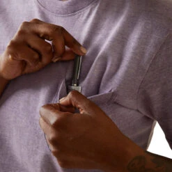 Ariat Women's Rebar Cotton Strong T-Shirt - Lavendar Heather -Birkenstock Store 495390 800 auto