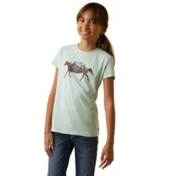 Ariat Kids' Harmony T-Shirt - Aqua Foam