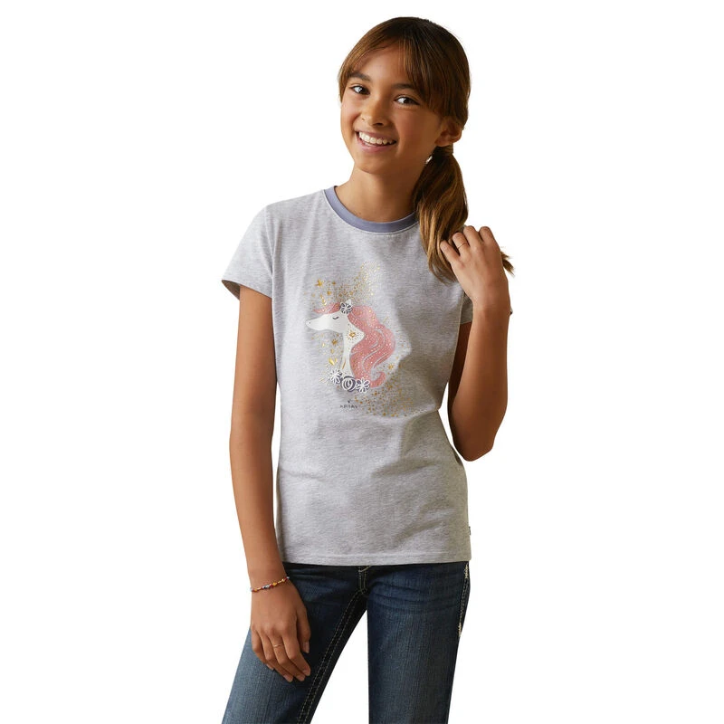 Ariat Kids' Imagine T-Shirt - Heather Grey 1 Ariat Kids' Imagine T-Shirt - Heather Grey