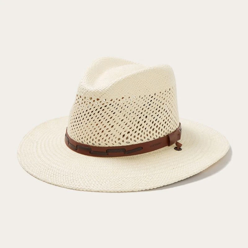 Stetson Airway Panama Safari Hat - Natural 1 Stetson Airway Panama Safari Hat - Natural