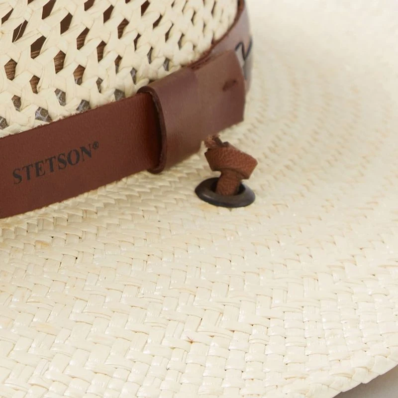 Stetson Airway Panama Safari Hat - Natural 5 Stetson Airway Panama Safari Hat - Natural - Image 5