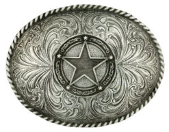 Montana Silversmiths Western Star Concho Attitude Belt Buckle
