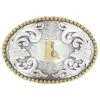 M & F BUCKLE INITIAL-L