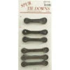 Western Rawhide Rubber Spur Tie Downs
