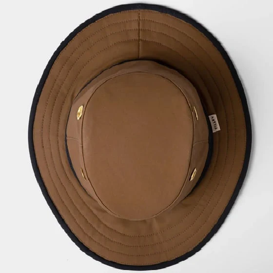 Tilley TWC7 The Outback Hat - British Tan/Navy 2 Tilley TWC7 The Outback Hat - British Tan/Navy - Image 2
