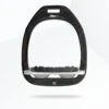 Flex-On Green Composite Stirrup Incline Ultra-grip - Black/Grey