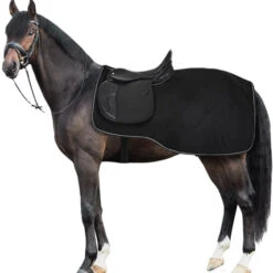 Horze Kiel Riding Rug With Fleece - Black